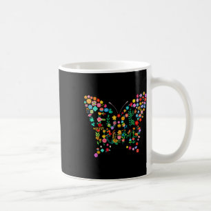 Subtle Anti Trump Shirt Floral Butterfly Hidden Me Coffee Mug