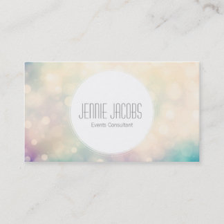 Subtle Bokeh Business Card