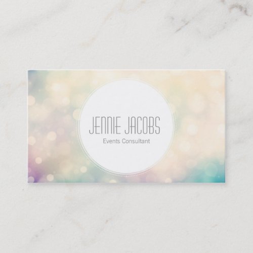 Subtle Bokeh Business Cards