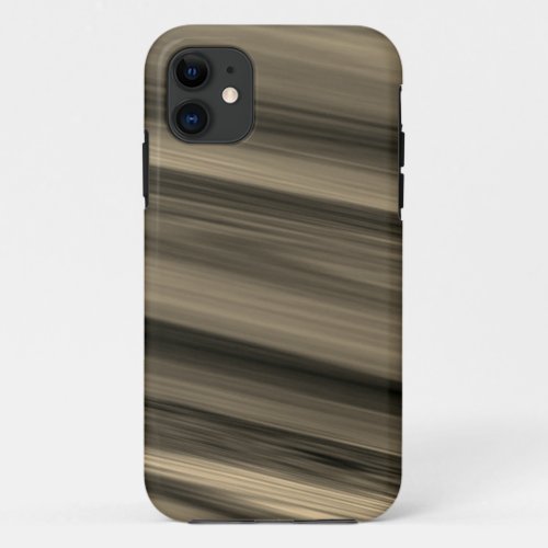  Subtle Brown Stripe  iPhone 11 Case