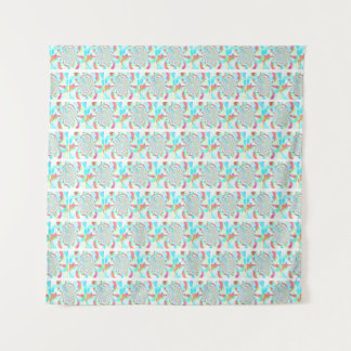 Subtle Butterfly Fractal Design Tapestry