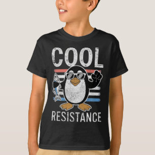 Subtle Cool Resistance Penguin Tariffs Protest Ant T-Shirt