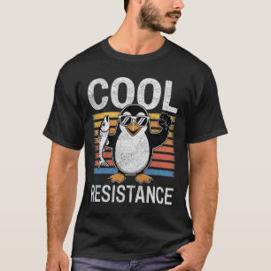 Subtle Cool Resistance Penguin Tariffs Protest Ant T-Shirt