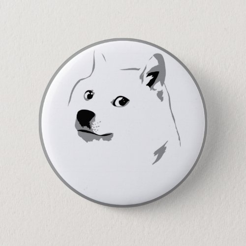 Subtle dogecoin pin badge