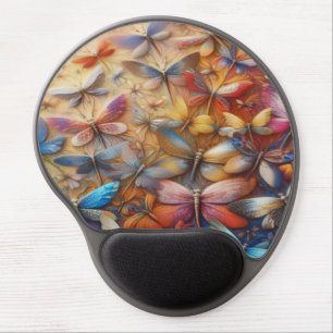 Subtle Dragonflies Gel Mouse Pad