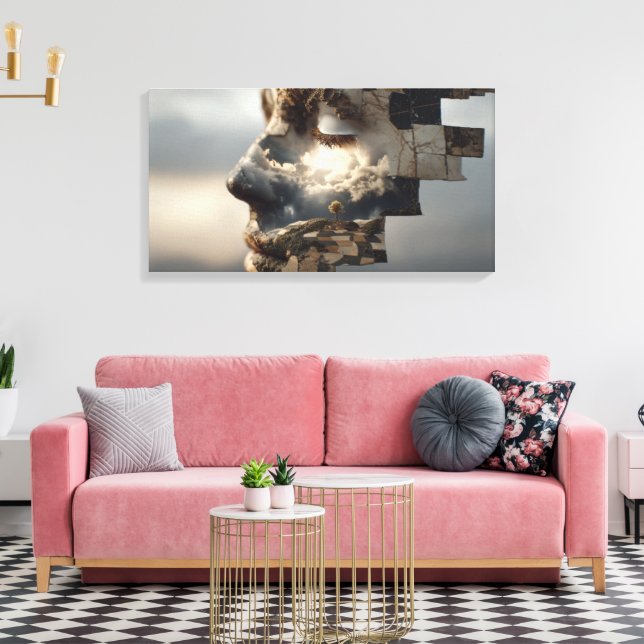 subtle emergence  canvas print (Insitu(LivingRoom))