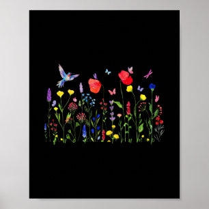 Subtle Floral Anti Trump Hidden Message Sarcastic Poster