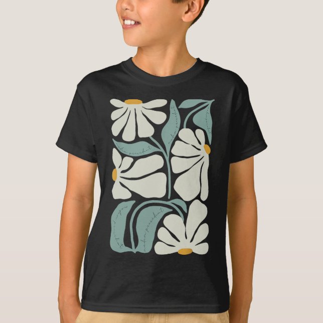 Subtle Flower Kamala Harris Boho Aesthetic  T-Shirt (Front)