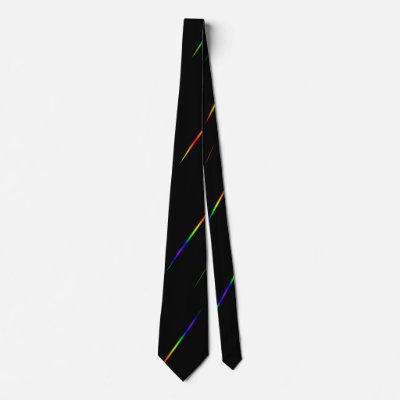 Gay Pride Retro Rainbow Skinny Tie