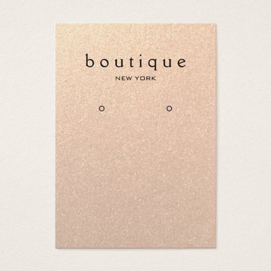 Subtle Gold Glitter Earring Display Card Zazzle Subtle Gold Glitter Earring Display Card