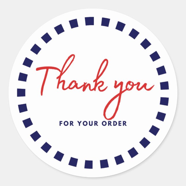 Subtle Gratitude Circle Thank You Labels (Front)