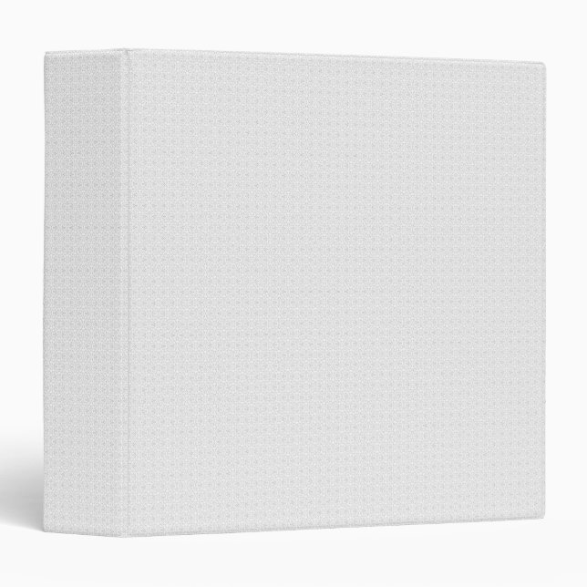Subtle Gray Geometric Texture | Summer Modern Look 3 Ring Binder (Front/Spine)
