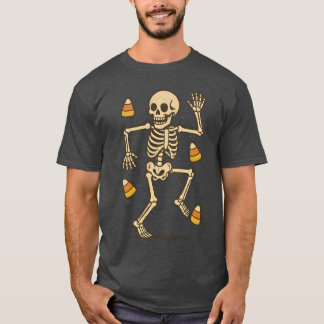 Subtle Halloween Skeleton Candy Trump Halloween Co T-Shirt