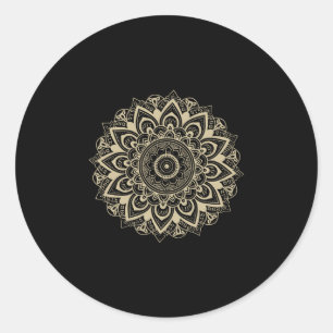 Subtle Mandala 8647 Resist Anti Trump Feminist Classic Round Sticker