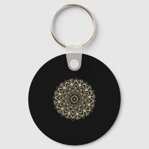 Subtle Mandala 8647 Resist Anti Trump Feminist Keychain