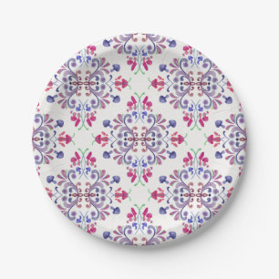 Subtle Mushroom design Paper Plates
