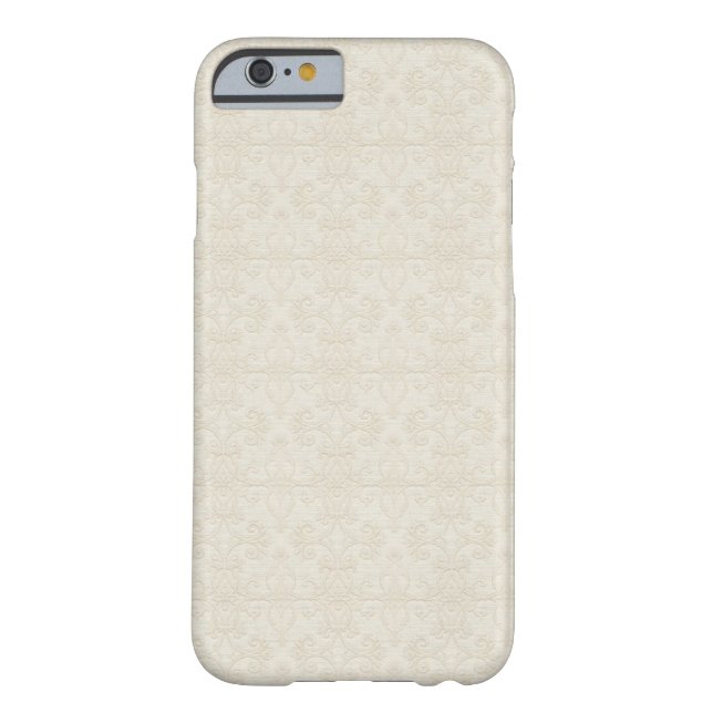 Subtle Ornate Damask Textured iPhone 6 case (Back)