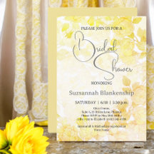 Subtle Pastel Floral Background Bridal Shower 