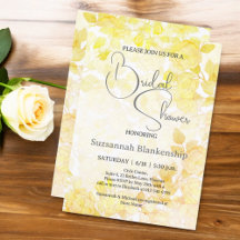 Subtle Pastel Floral Background Bridal Shower 