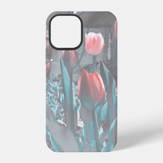 Subtle Pastel tulips Iphone Case (Back)
