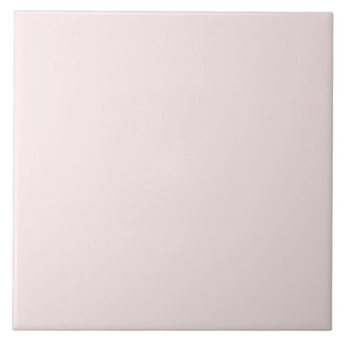 Subtle Pink White Ceramic Tile