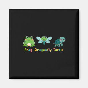 Subtle Political Humor Anti-trump Frog Dragonfly T Magnet