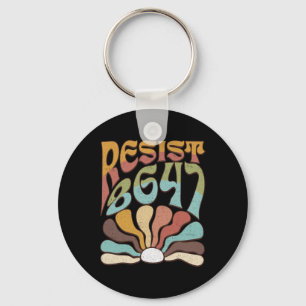 Subtle Resist 8647 Trump Resist Trump Protest Boho Keychain