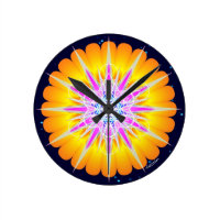 Subtle Shifts Round Clock