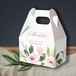 SUBTLE SOFT BLUSH PINK ROSE FLORAL BRIDAL SHOWER FAVOR BOXES<br><div class="desc">If you need any further customisation please feel free to message me on yellowfebstudio@gmail.com.</div>