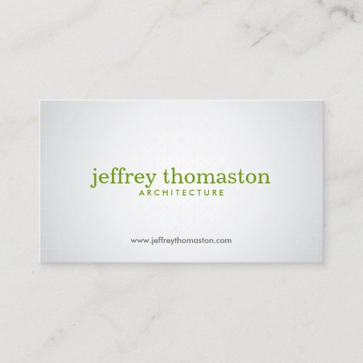Customizable SUBTLE SPOTLIGHT No. 2 Designer Business Card