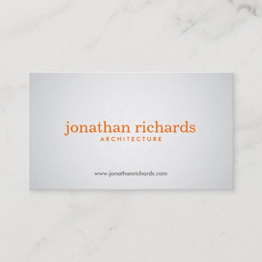Customizable SUBTLE SPOTLIGHT No. 3 Designer Business Card