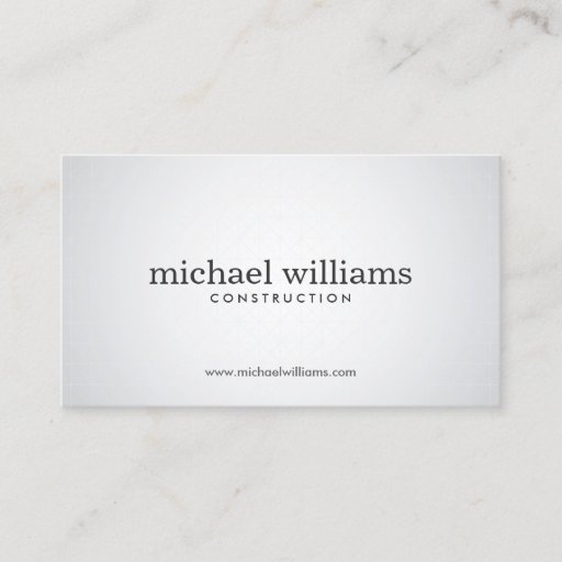 Customizable SUBTLE SPOTLIGHT No. 4 Designer Business Card