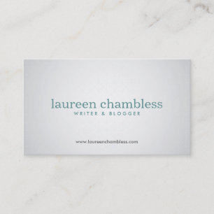 SUBTLE SPOTLIGHT No. 6 Designer Business Card