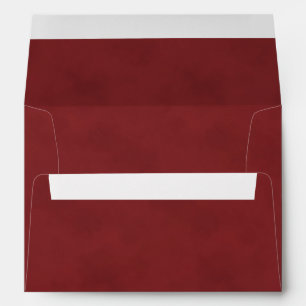 Subtle Textured Earthy Red Envelope