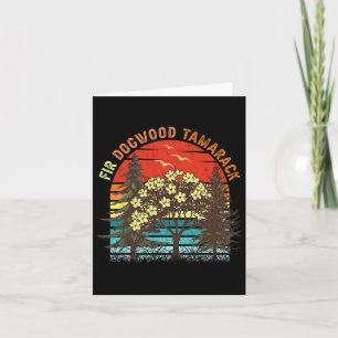 Subtle Tree Anti Trump Fir Dogwood Tamarack 1  Card