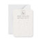 SUBTLE WHITE CERAMIC TEXTURE EARRING DISPLAY LOGO