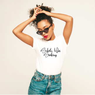 "Subtle Yet Striking" Confident Minimalist  T-Shirt