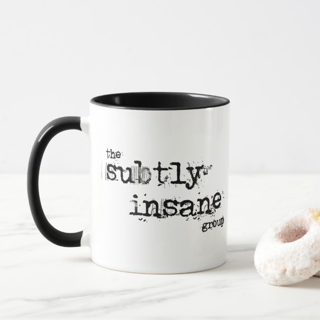 Subtly Insane Mug (With Donut)