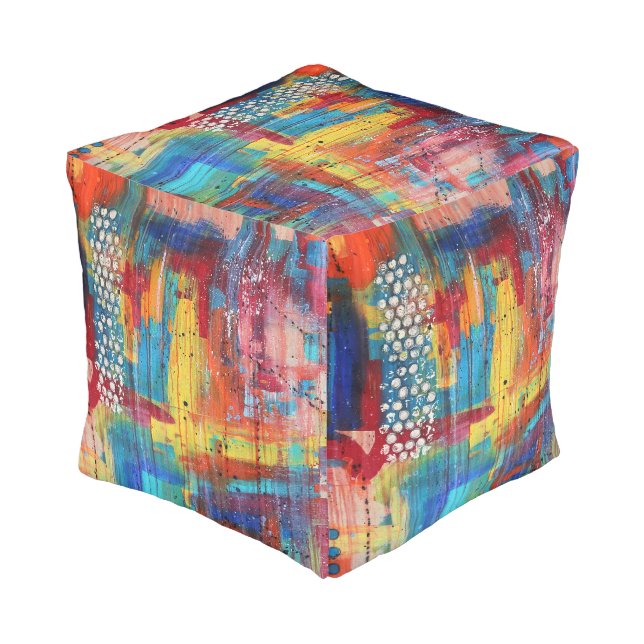Suburban Beehive Pouf (Angled Front)