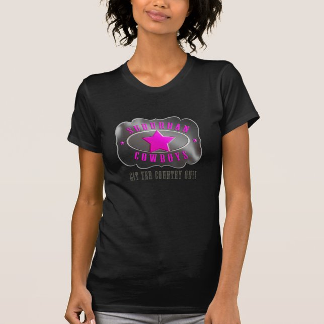 Suburban Cowboys Ladies T-Shirt (Front)