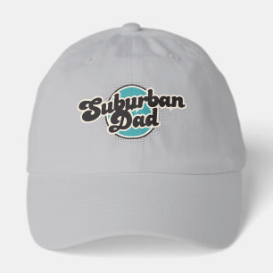 Suburban Dad, Black Blue Retro Logo Hat
