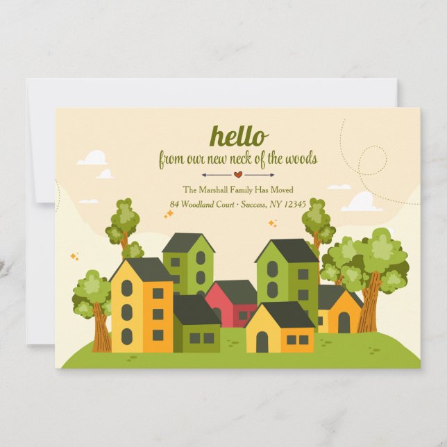 Suburban Homes Moving Announcement (Front)