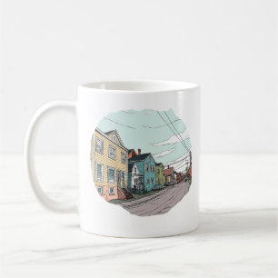SUBURBAN NEIGHBOURHOOD GEORGE STREET NEWFOUNDLAND COFFEE MUG