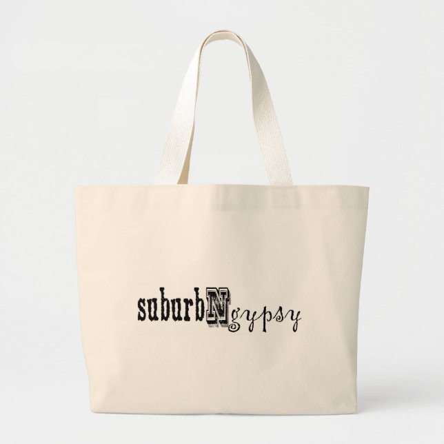 suburbngypsy large tote bag (Front)