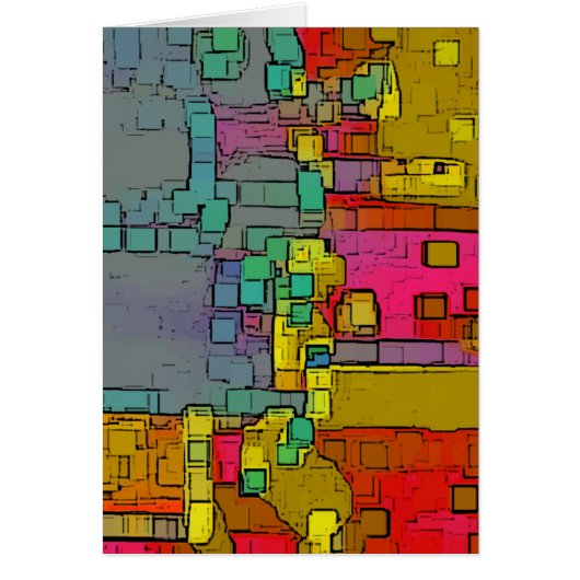 "Subway" Geometric Art Cards (Front)