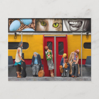 Subway / Lonely Travelers Postcard
