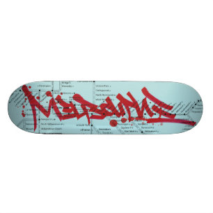 Subway Massacre - Melbourne Map Skateboard Deck