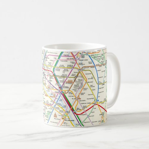 Subway of Paris Coffee Mug