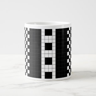 Subway Plaid Geometrics RL90 Giant Coffee Mug
