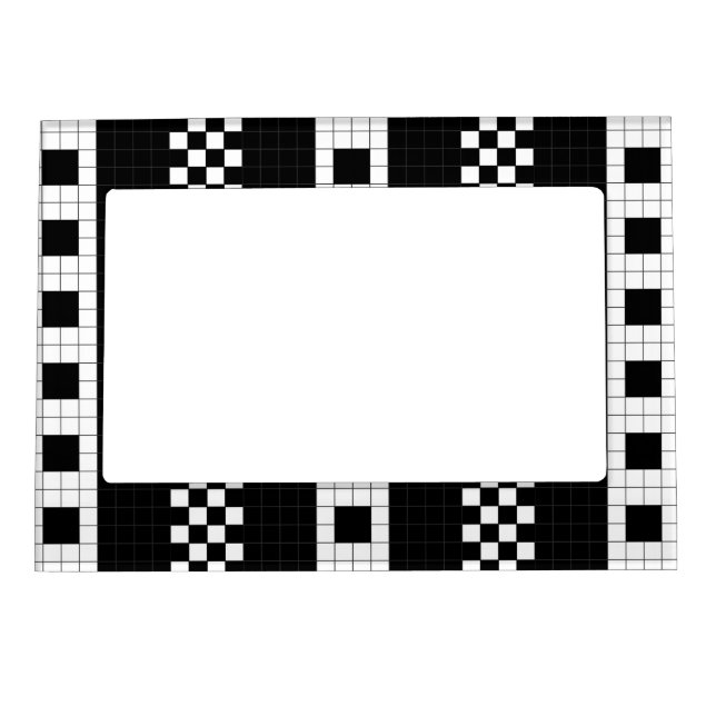 Subway Plaid Geometrics RL90 Magnetic Frame (Front)